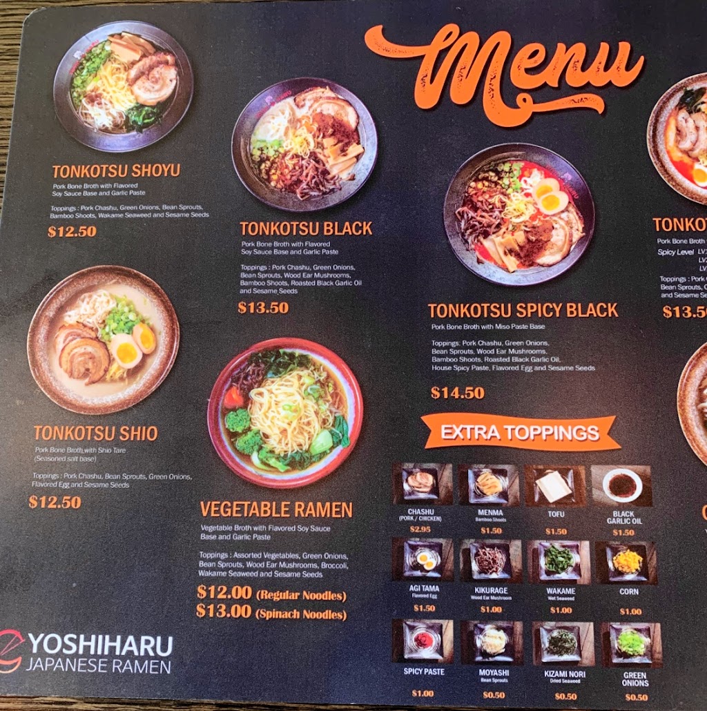 Yoshiharu Ramen | restaurant | 3935 Portola Pkwy Ste 3935, Irvine, CA 92602, USA | 6576605304 OR +1 657-660-5304