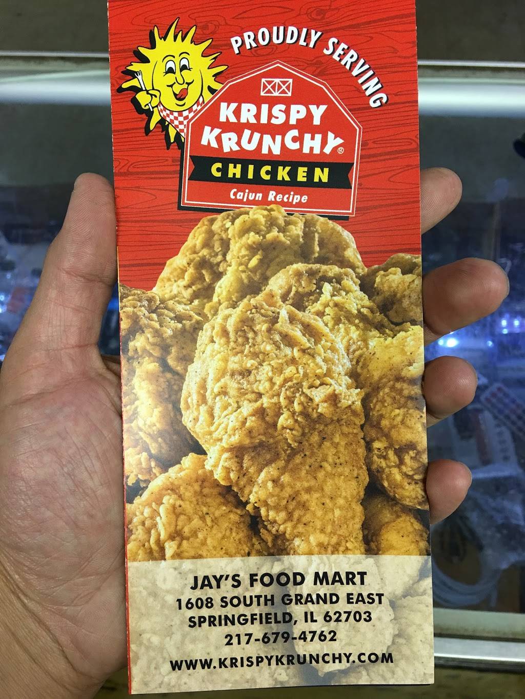 Krispy Krunchy Chicken and Jays FoodMart | restaurant | 1608 S Grand Ave E, Springfield, IL 62703, USA | 2176794762 OR +1 217-679-4762