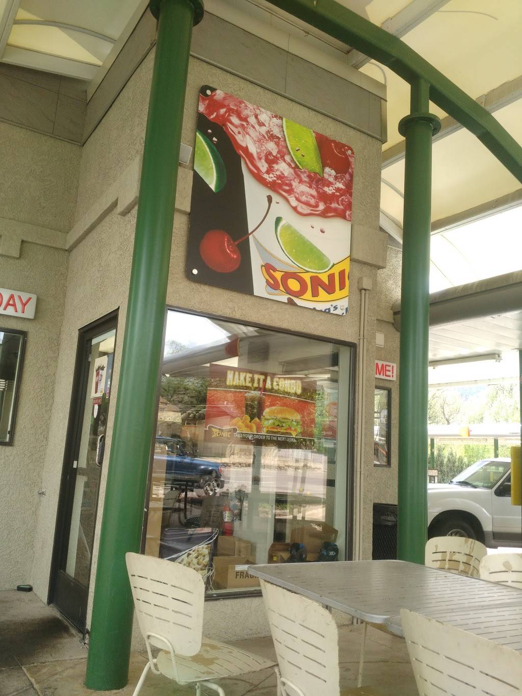 Sonic Drive-In | restaurant | 3401 W Colorado Ave, Colorado Springs, CO 80904, USA | 7196348399 OR +1 719-634-8399