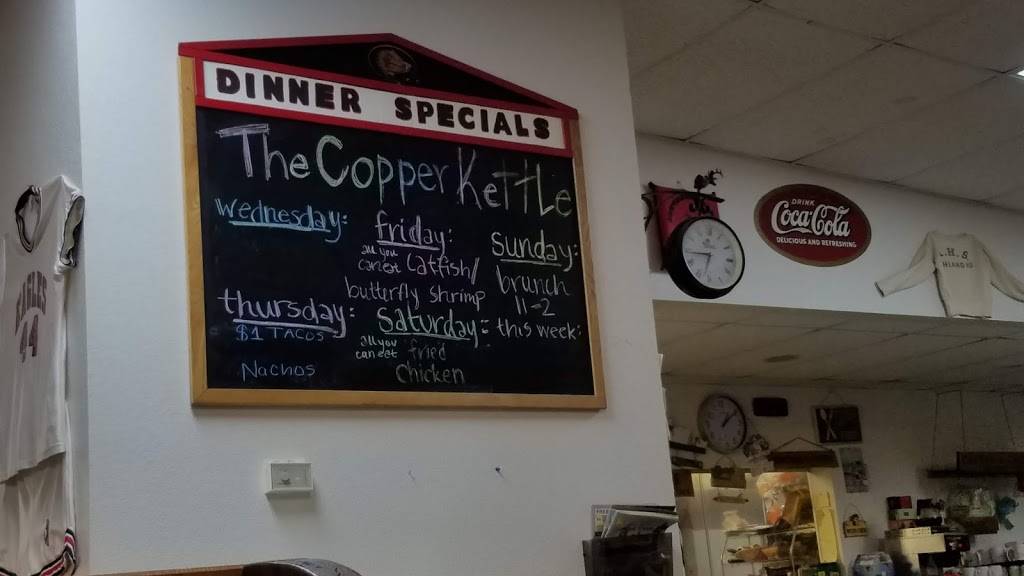 Copper Kettle | restaurant | 508 E Liberty Ln, Ashland, MO 65010, USA | 5736572722 OR +1 573-657-2722