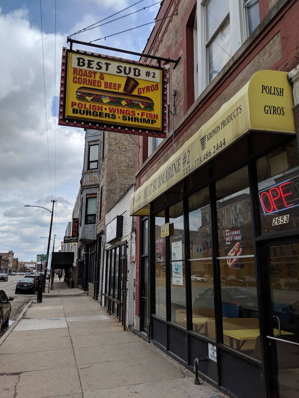 Best Sub | restaurant | 2653 W North Ave, Chicago, IL 60647, USA | 7734862444 OR +1 773-486-2444