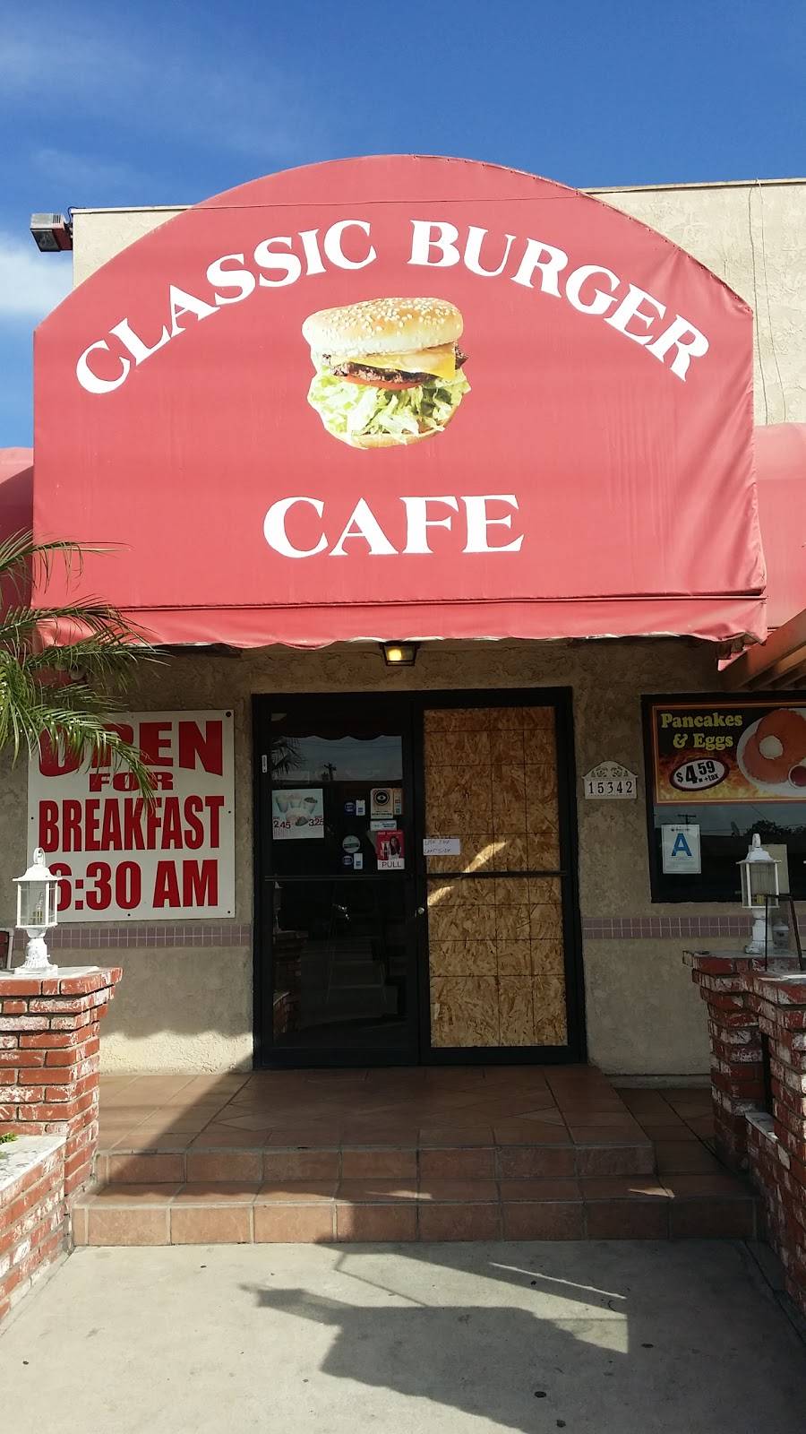 Classic Burger | restaurant | 15342 Crenshaw Blvd, Gardena, CA 90249, USA | 3105151259 OR +1 310-515-1259