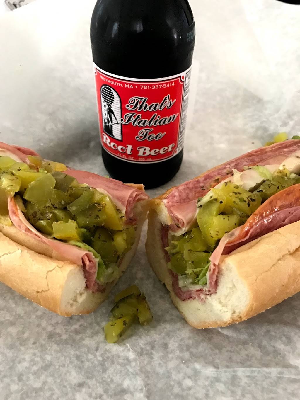 Thats Italian Too | restaurant | 957 Washington St, East Weymouth, MA 02189, USA | 7813375414 OR +1 781-337-5414