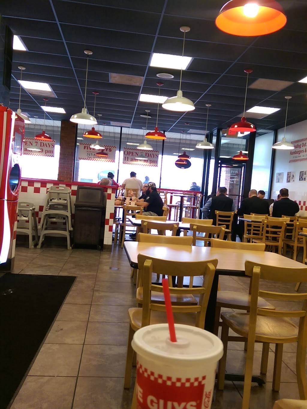 Five Guys | meal takeaway | 5317 E 82nd St, Indianapolis, IN 46250, USA | 3175980013 OR +1 317-598-0013