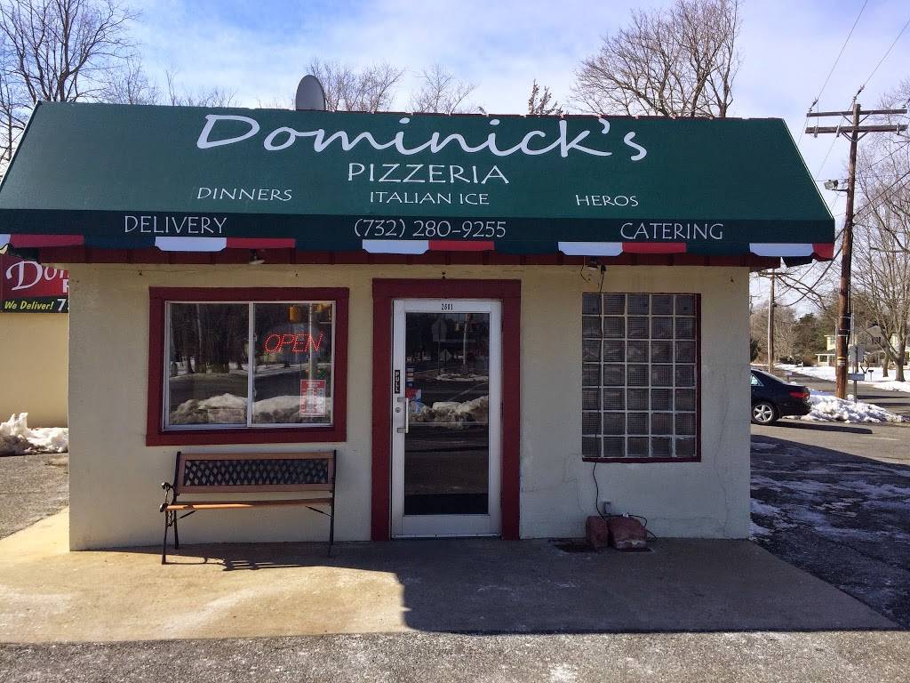 Dominicks Pizzeria | restaurant | 2601 E Hurley Pond Rd, Wall Township, NJ 07719, USA | 7322809255 OR +1 732-280-9255