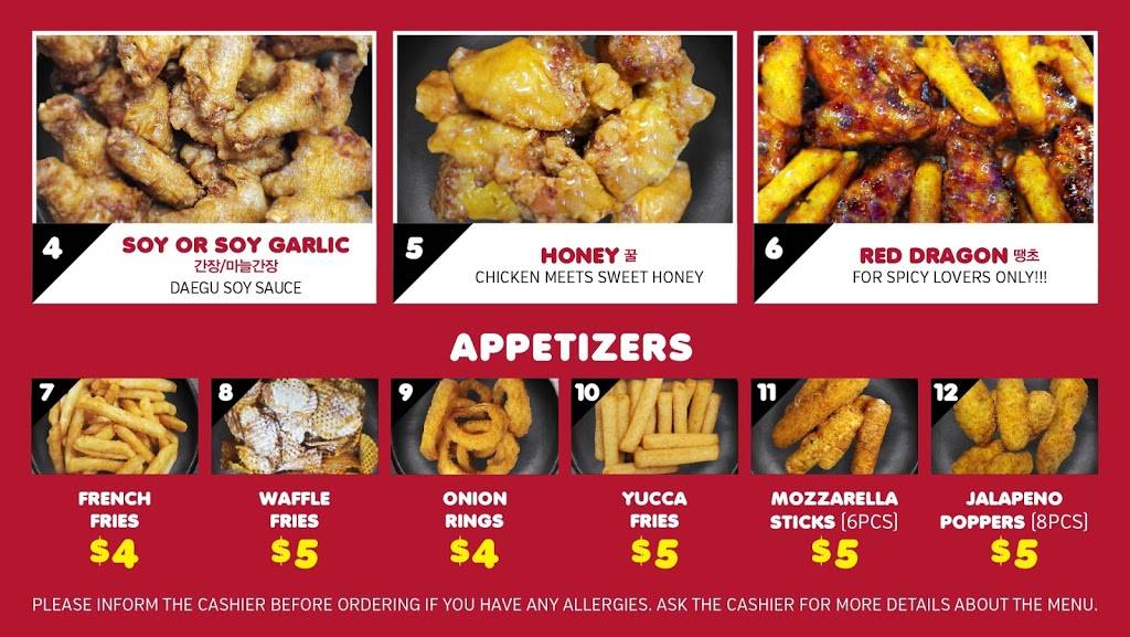 Daegu chicken (Little Ferry H-MART) | restaurant | 260 Bergen Turnpike, Little Ferry, NJ 07643, USA | 2018539936 OR +1 201-853-9936