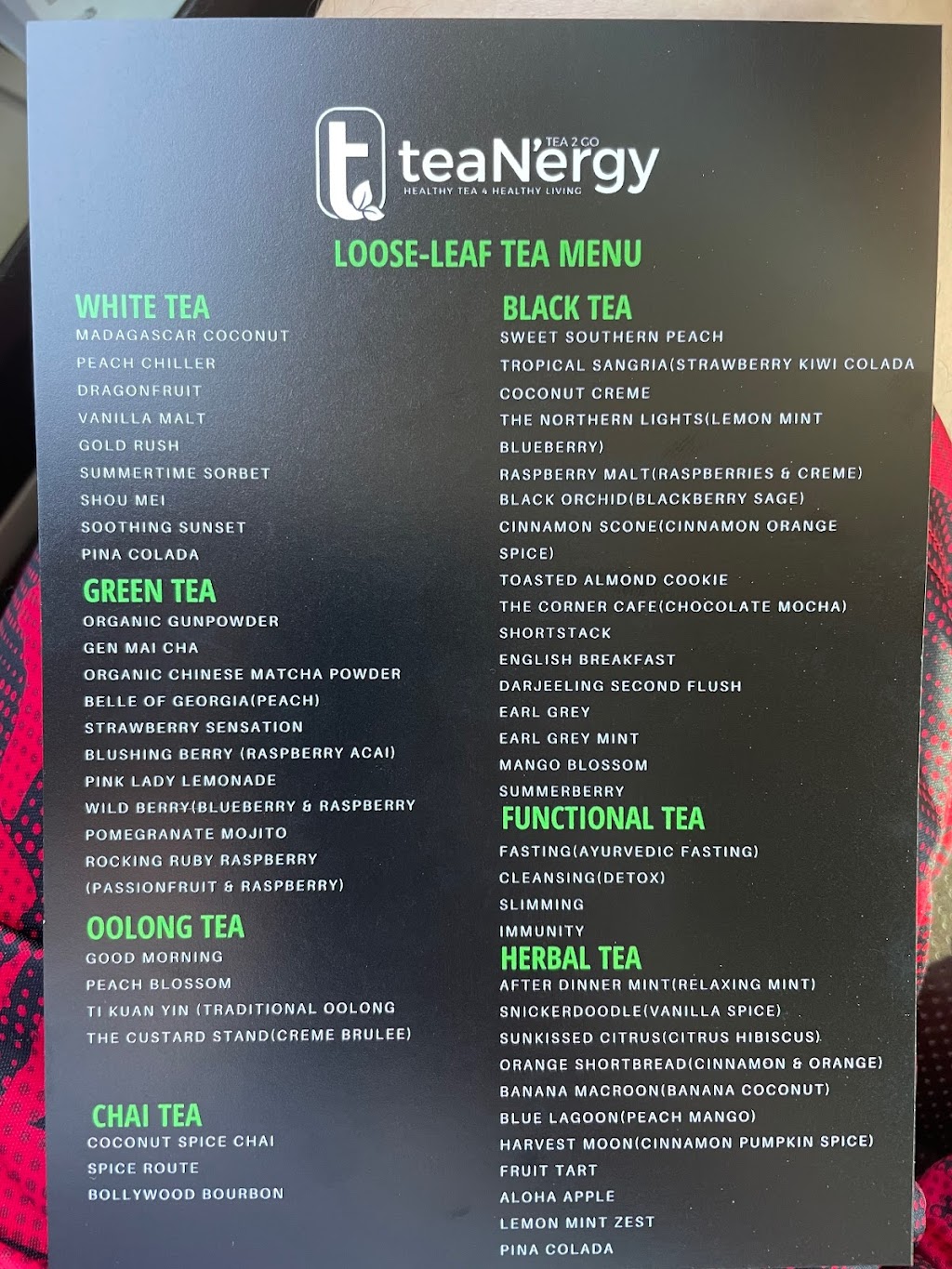 Tea2Go | restaurant | 1101 S Gregg St, Big Spring, TX 79720, USA | 4322178078 OR +1 432-217-8078