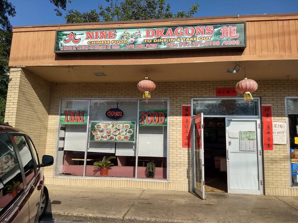 Nine Dragons | restaurant | 12 Maple St, Croton-On-Hudson, NY 10520, USA | 9142718300 OR +1 914-271-8300