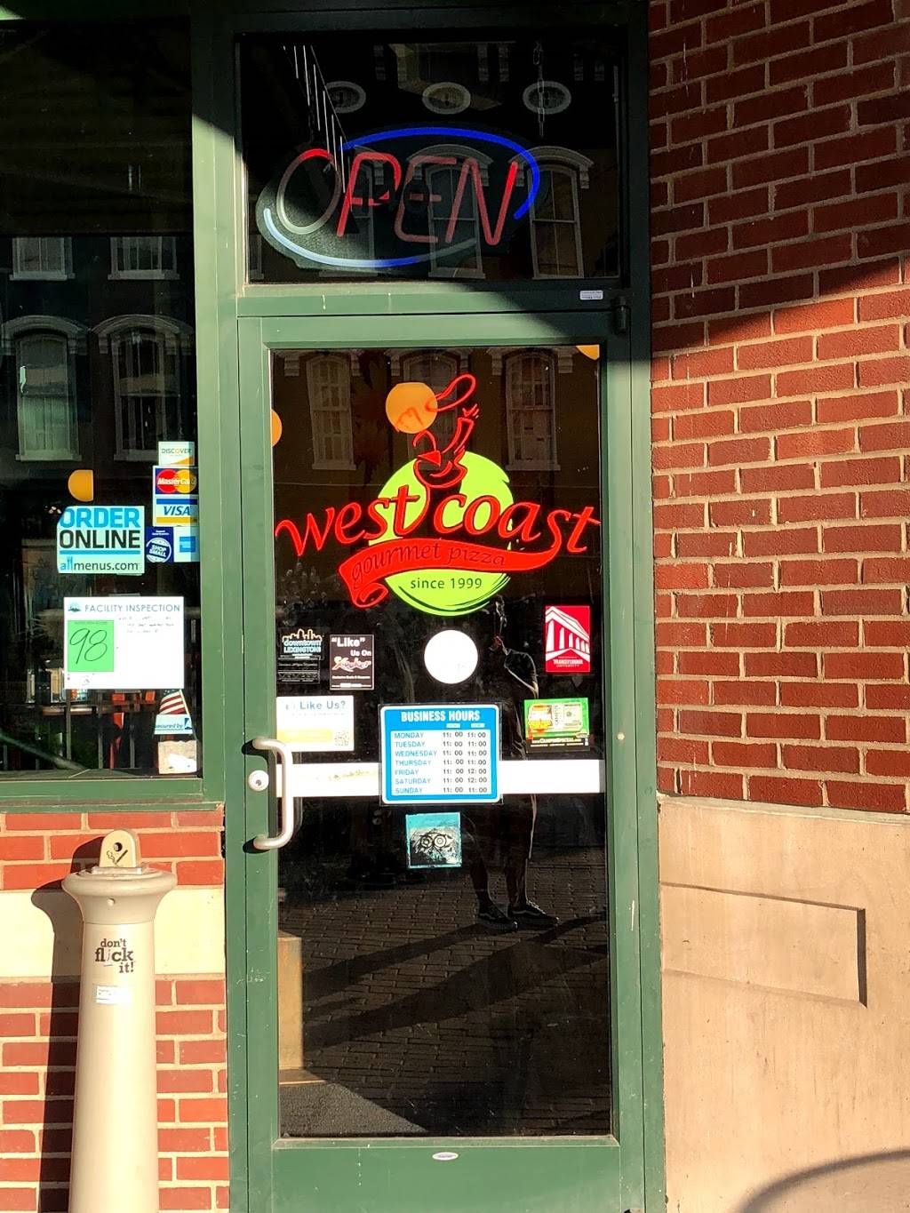 West Coast Gourmet Pizza | meal delivery | 1632, 325 W Main St, Lexington, KY 40507, USA | 8592535247 OR +1 859-253-5247