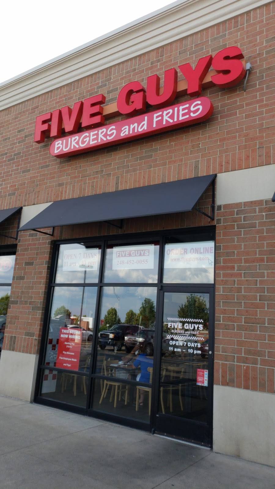 Five Guys | meal takeaway | 3975 Baldwin Rd, Auburn Hills, MI 48326, USA | 2484520055 OR +1 248-452-0055