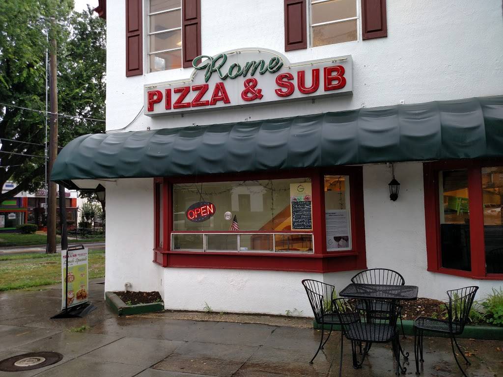 Rome Pizza & Sub | restaurant | 5000 Wisconsin Ave NW, Washington, DC 20016, USA | 2022441414 OR +1 202-244-1414
