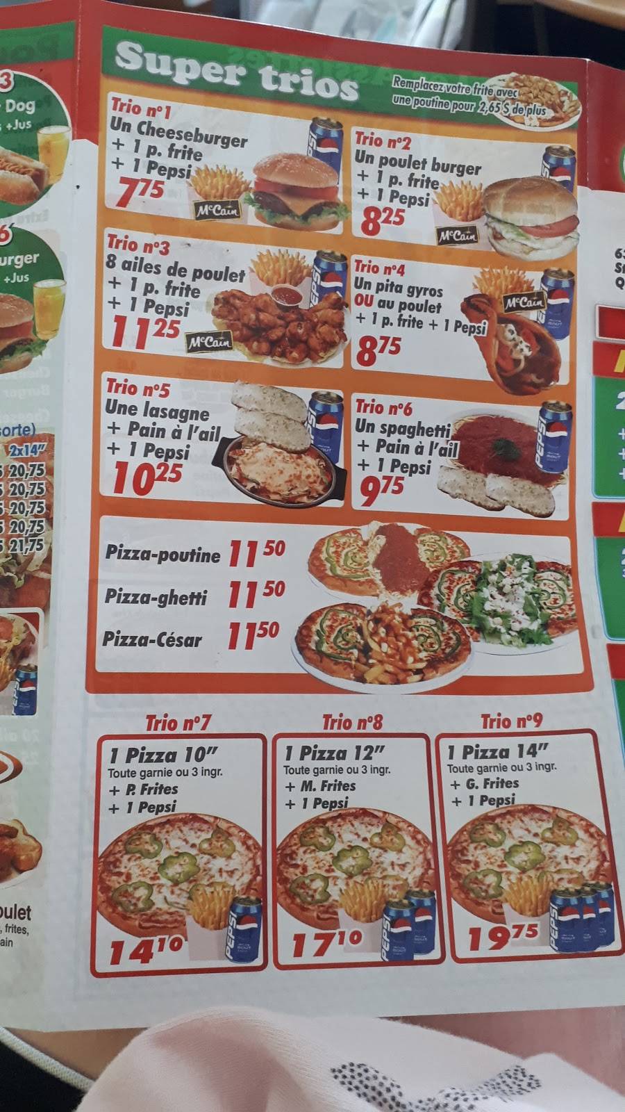 Cantine Ti-Clin | restaurant | 632 Rue Principale, Saint-Dominique, QC J0H 1L0, Canada | 4502618383 OR +1 450-261-8383