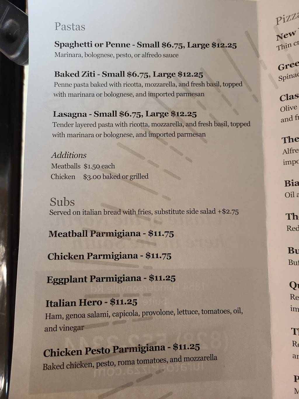 Iuratos Pizzeria | restaurant | 1854 Hendersonville Rd Suite D, Asheville, NC 28803, USA | 8285523344 OR +1 828-552-3344