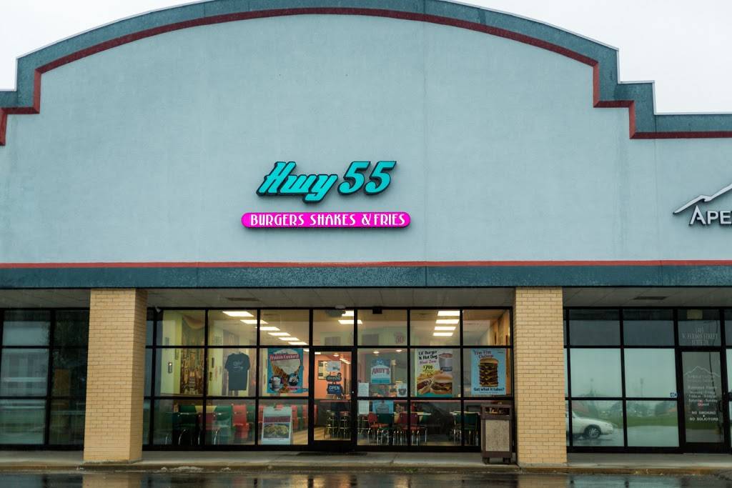Hwy 55 Burgers Shakes & Fries | restaurant | 1403 W Ferdon St #21, Litchfield, IL 62056, USA | 2173243455 OR +1 217-324-3455