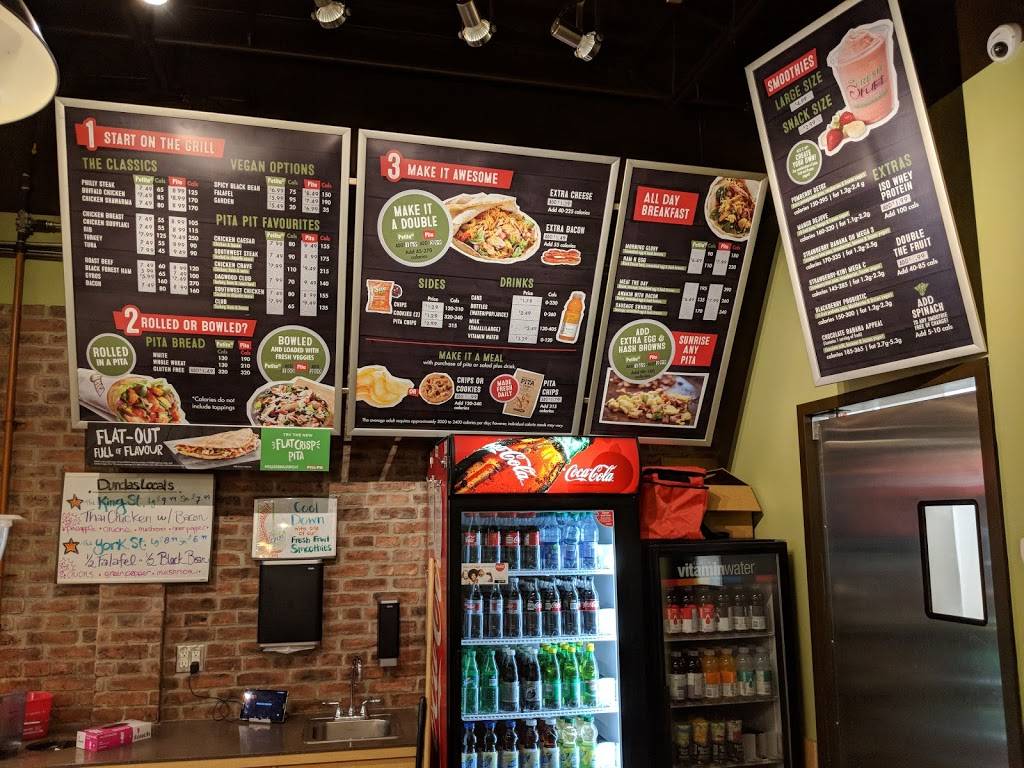 Pita Pit | restaurant | 49 King St E, Dundas, ON L9H 1B7, Canada | 2892388282 OR +1 289-238-8282
