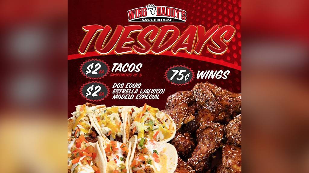 Wing Daddys Sauce House | restaurant | 11100 Sean Haggerty Dr, El Paso, TX 79934, USA | 9158219464 OR +1 915-821-9464