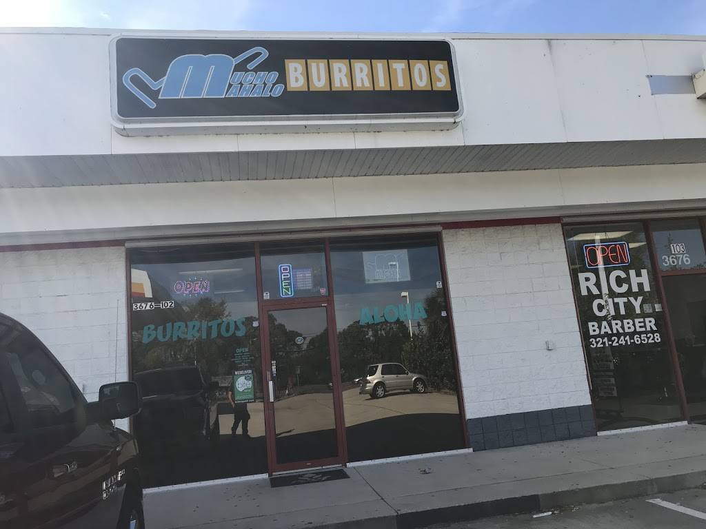 Mucho Mahalo Burritos | restaurant | 3676 N Wickham Rd, Melbourne, FL 32935, USA | 3214283521 OR +1 321-428-3521