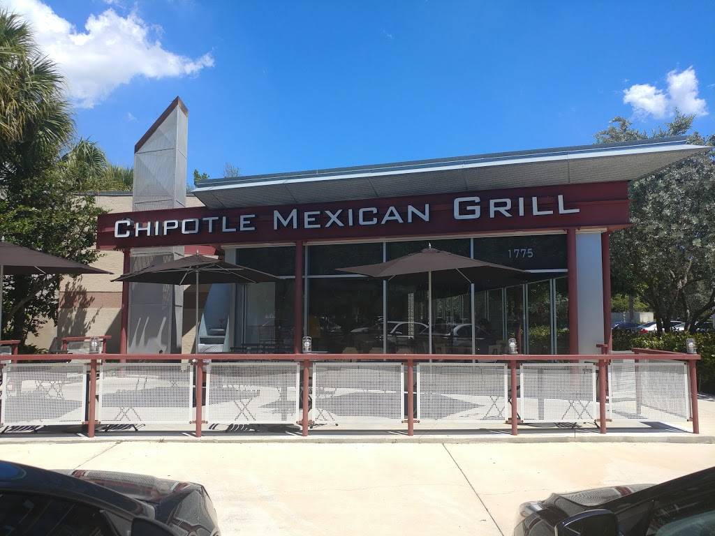 Chipotle Mexican Grill | restaurant | 1775 N University Dr, Coral Springs, FL 33071, USA | 9543410821 OR +1 954-341-0821