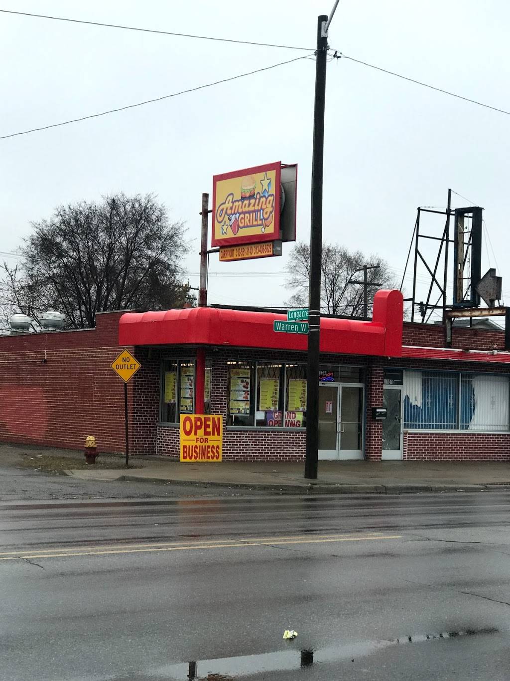 Amazing Grill | restaurant | 17044 W Warren Ave, Detroit, MI 48228, USA | 3135513140 OR +1 313-551-3140
