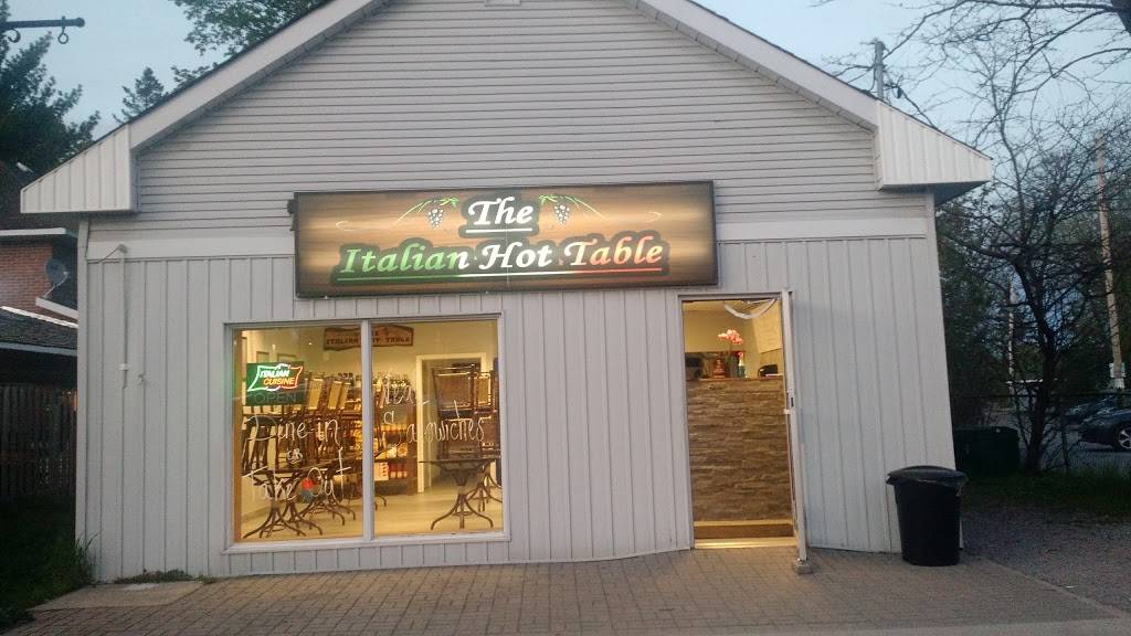 The Italian Hot Table | restaurant | 74 Bolton St, Bobcaygeon, ON K0M 1A0, Canada | 7057311011 OR +1 705-731-1011