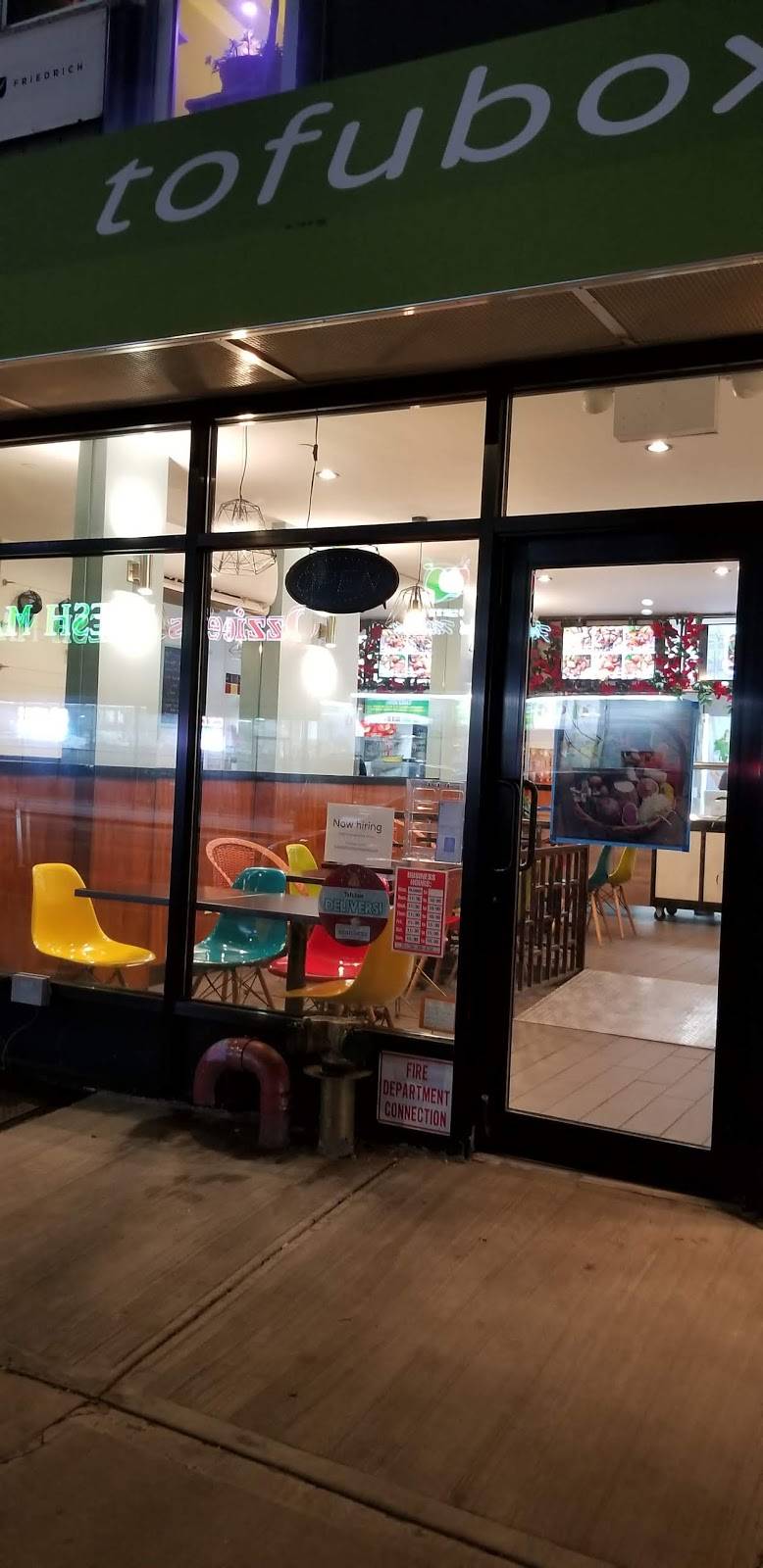 Tofubox | restaurant | 632 Grand St, Brooklyn, NY 11211, USA | 7183884232 OR +1 718-388-4232