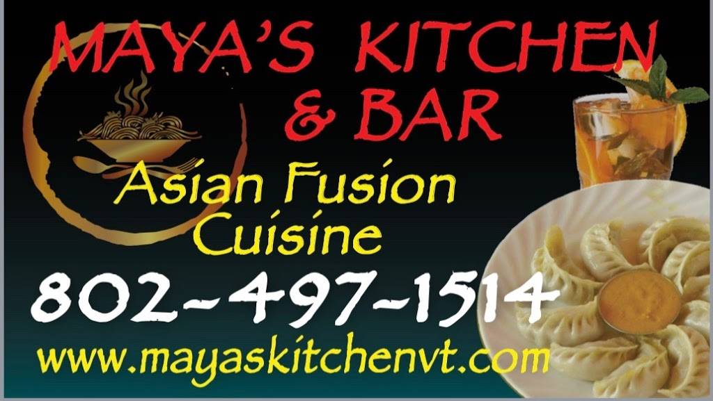 MAYAS KITCHEN & BAR | restaurant | 1130 North Ave, Burlington, VT 05408, USA | 8024971514 OR +1 802-497-1514