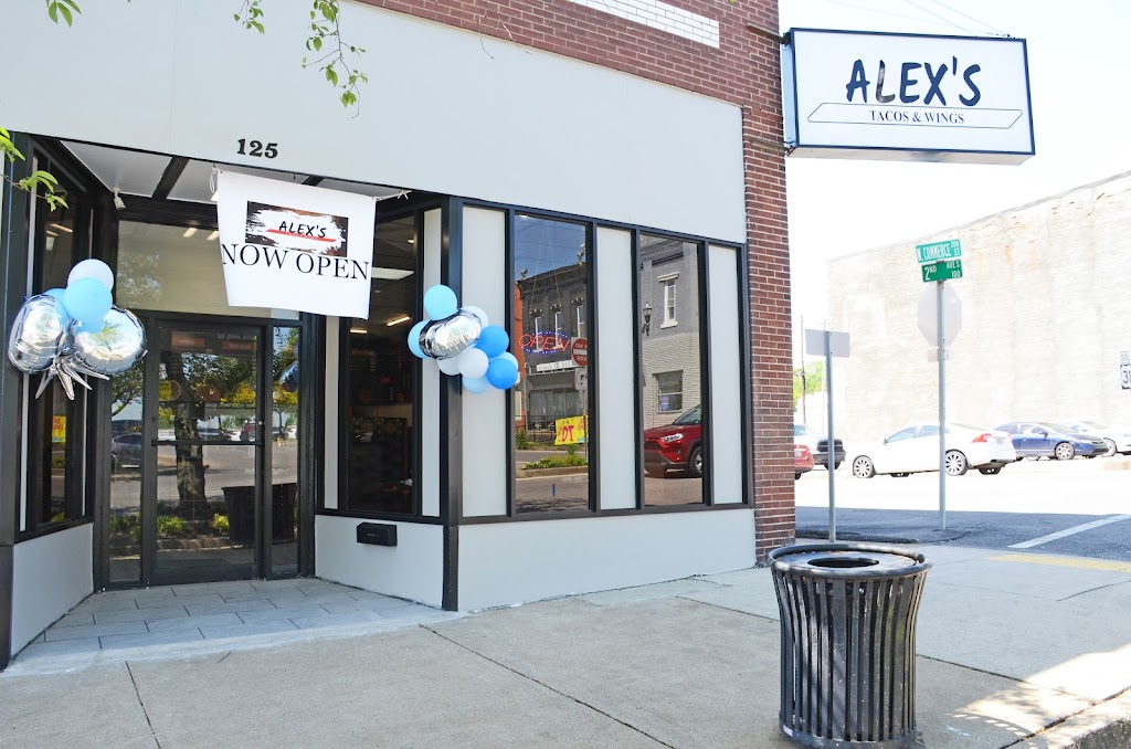 Alexs Tacos and Wings of Lewisburg | restaurant | 125 W Commerce St, Lewisburg, TN 37091, USA | 9314225329 OR +1 931-422-5329