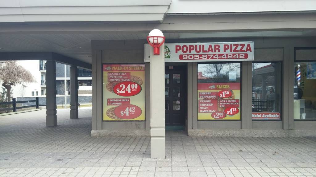 Popular Pizza | restaurant | 3200 Erin Mills Pkwy, Mississauga, ON L5L 1W8, Canada | 9058206569 OR +1 905-820-6569