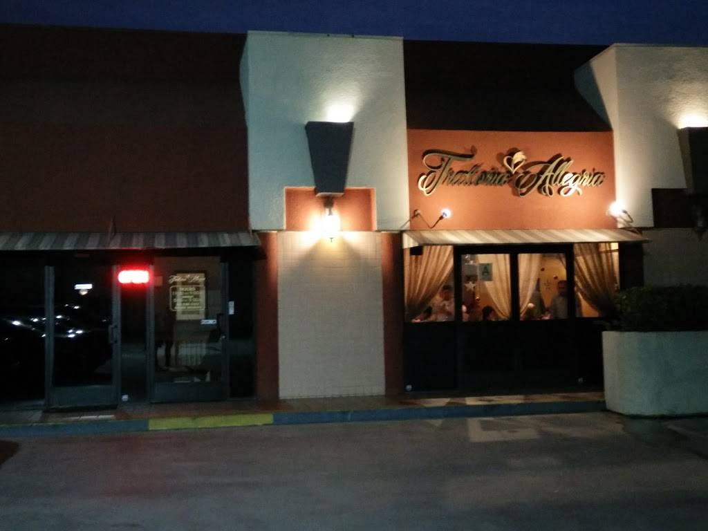 Trattoria Allegria | restaurant | 3600 Ocean View Blvd # 12, Glendale, CA 91208, USA | 8182485113 OR +1 818-248-5113