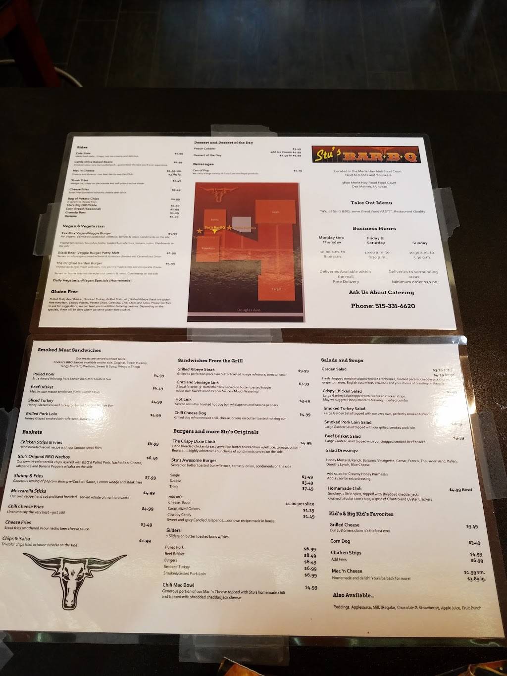 Stus BBQ | restaurant | 3800 Merle Hay Rd, Des Moines, IA 50310, USA | 5153316620 OR +1 515-331-6620