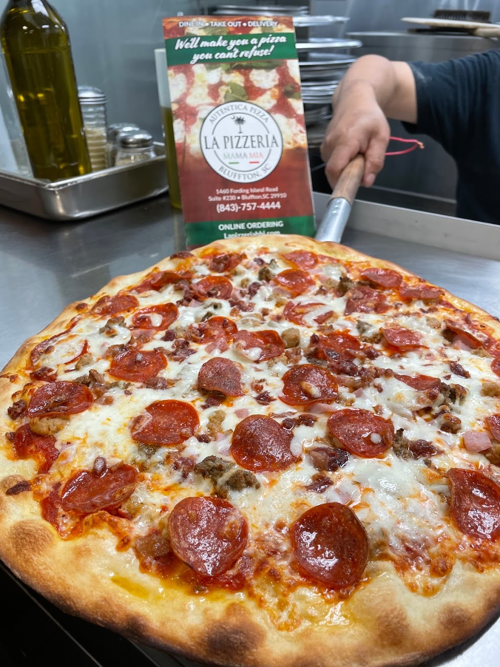 La pizzeria | restaurant | 1460 Fording Island Rd Suite 230, Bluffton, SC 29926, USA | 8437574444 OR +1 843-757-4444