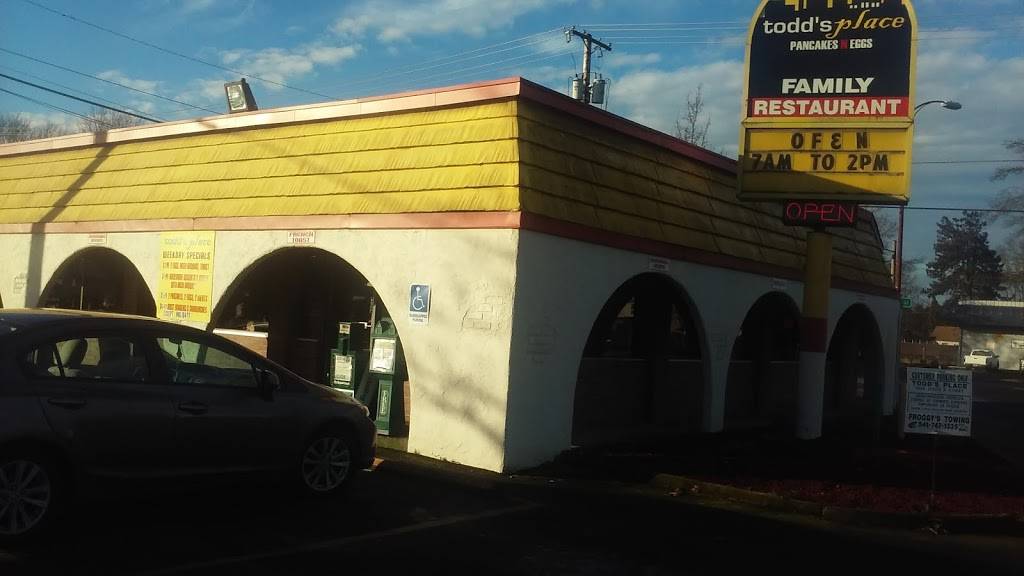 Todds Place | restaurant | 1909 S A St, Springfield, OR 97477, USA | 5413459976 OR +1 541-345-9976