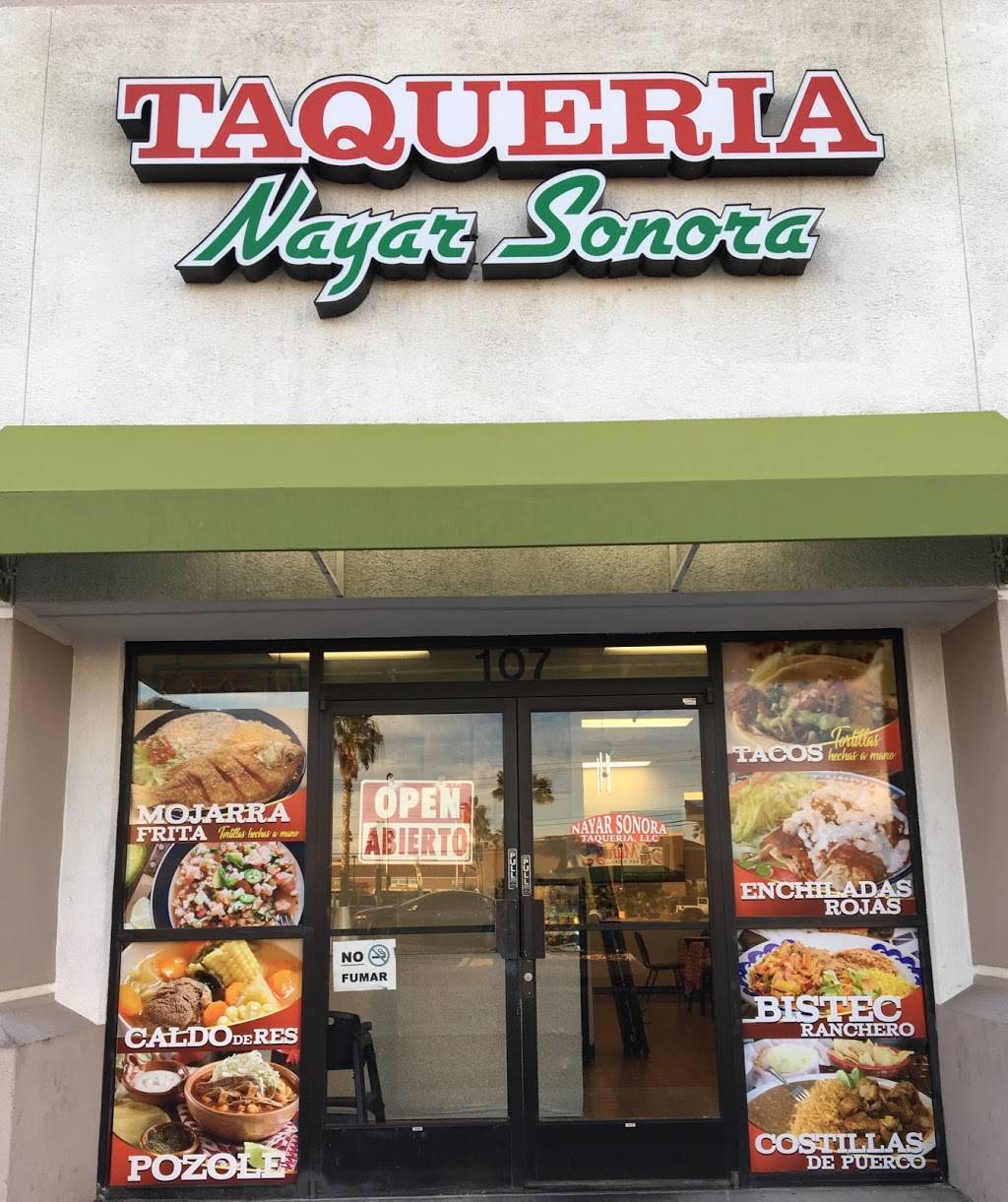 Nayar Sonora Taqueria | restaurant | 3380 E Russell Rd UNIT 107, Las Vegas, NV 89120, USA | 7027622868 OR +1 702-762-2868