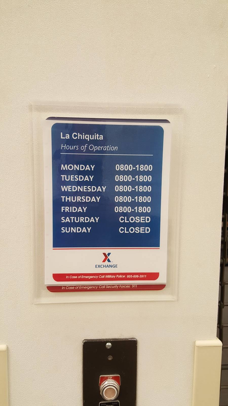 La Chiquita | restaurant | 10400 Community Loop, Vandenberg AFB, CA 93437, USA | 8057341200 OR +1 805-734-1200