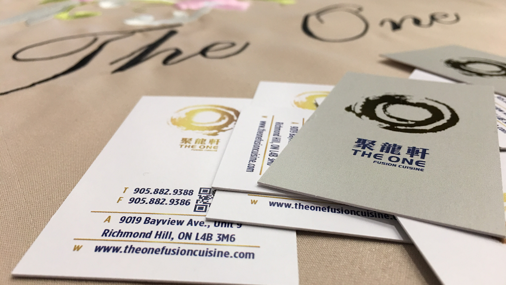 The One Fusion Cuisine | restaurant | 9019 Bayview Ave unit 9, Richmond Hill, ON L4B 1Y3, Canada | 9058829388 OR +1 905-882-9388