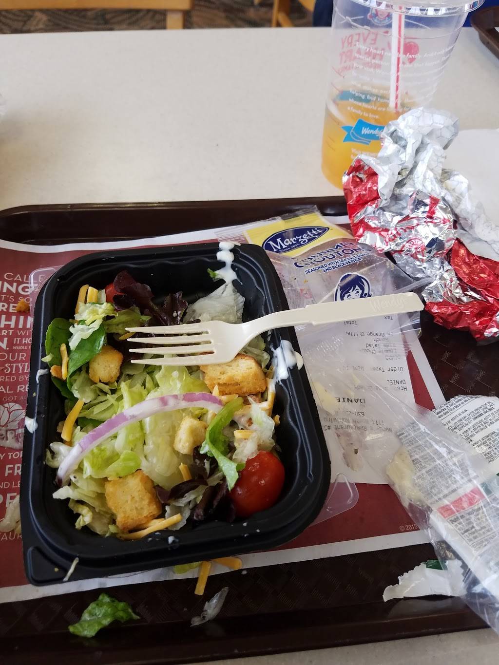 Wendys | restaurant | 1171 N Rohlwing Rd, Itasca, IL 60143, USA | 6302507160 OR +1 630-250-7160