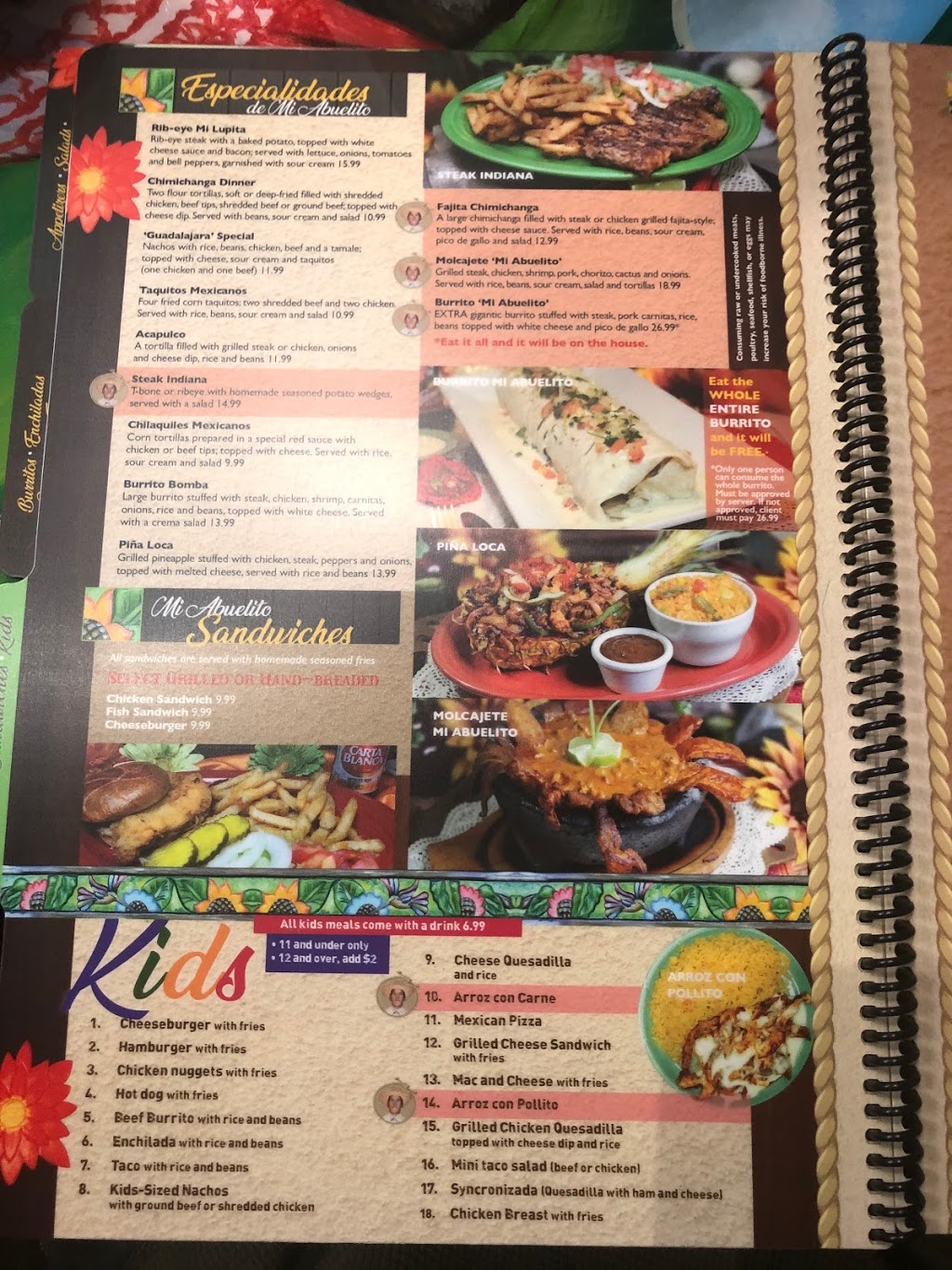 Mi Abuelito Mexican Restaurant #2 | restaurant | 8249 US-31, Indianapolis, IN 46227, USA | 3178519102 OR +1 317-851-9102