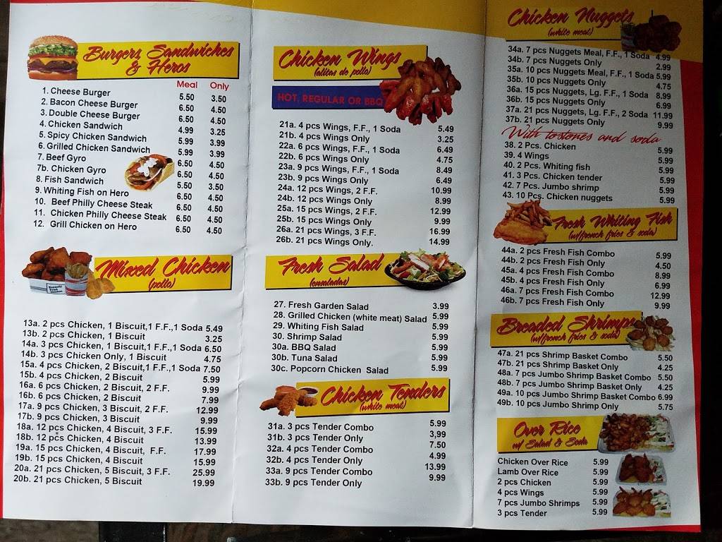 Kennedys Chicken & Burgers | restaurant | 2537 Webster Ave, The Bronx, NY 10458, USA | 7185626600 OR +1 718-562-6600