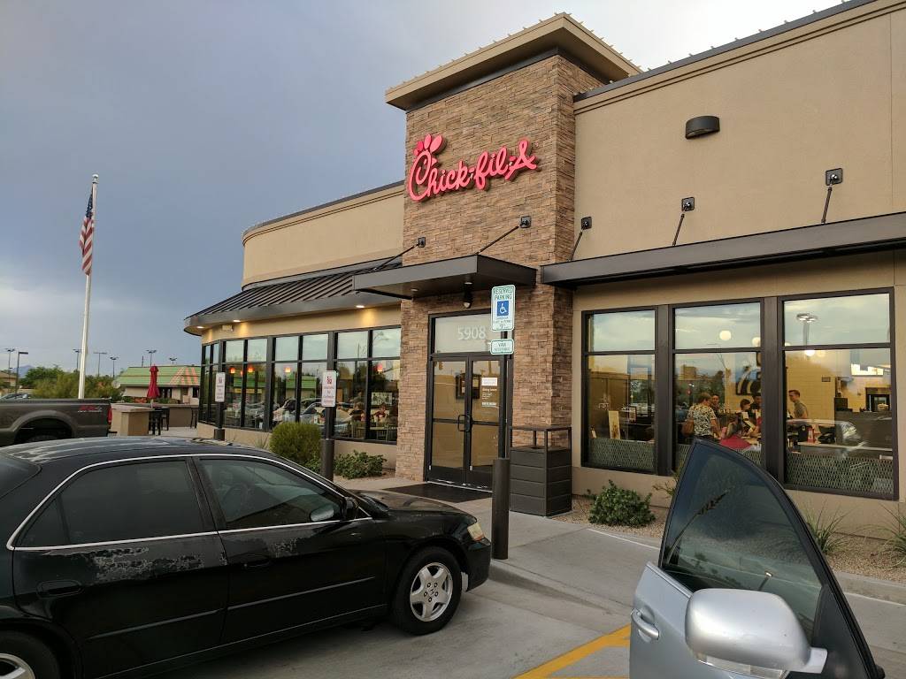 Chick-fil-A | restaurant | 5908 W Thunderbird Rd, Glendale, AZ 85306, USA | 6022834848 OR +1 602-283-4848