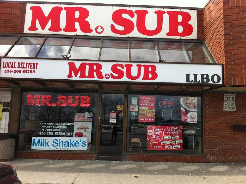 Mr.Sub | restaurant | 2824 Markham Rd, Scarborough, ON M1X 1E6, Canada | 4162987827 OR +1 416-298-7827