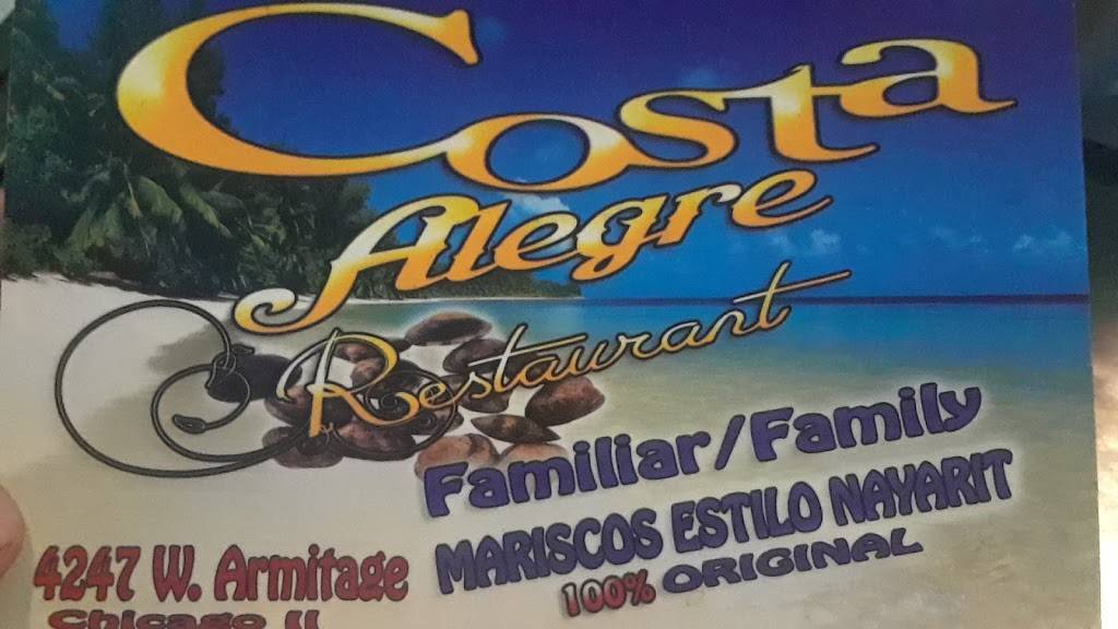 Costa Alegre Restaurant | restaurant | 4247 W Armitage Ave, Chicago, IL 60639, USA | 7736879428 OR +1 773-687-9428