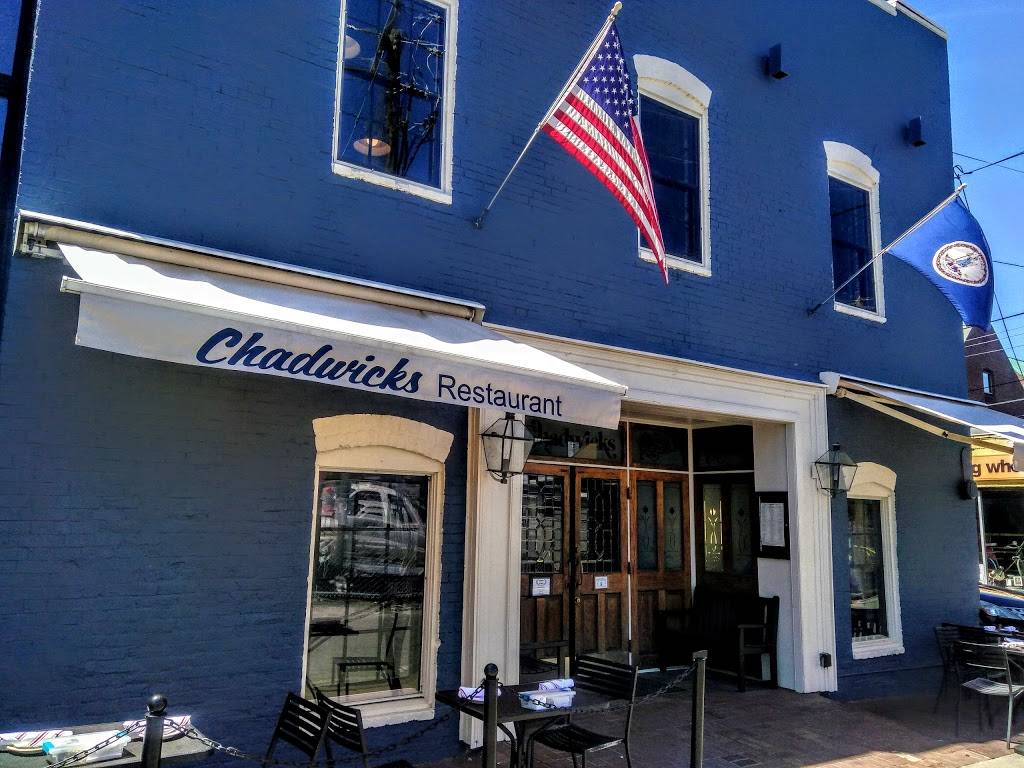 Chadwicks | restaurant | 203 Strand St, Alexandria, VA 22314, USA | 7038364442 OR +1 703-836-4442