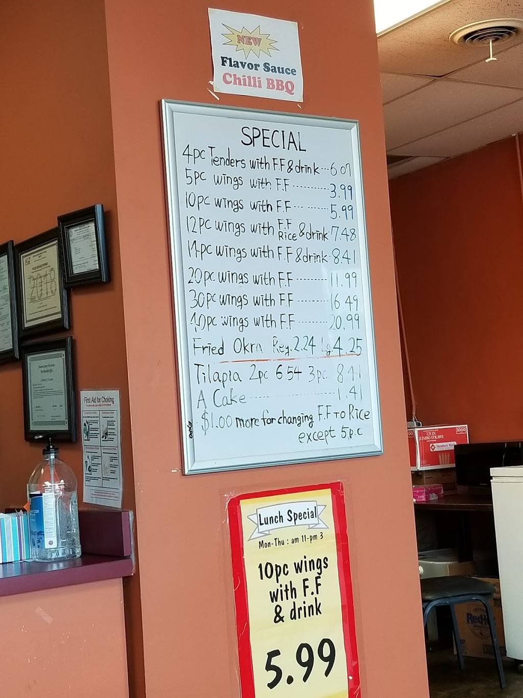 Wing Nook | restaurant | 3665 Salem Rd A, Covington, GA 30016, USA | 7707868011 OR +1 770-786-8011