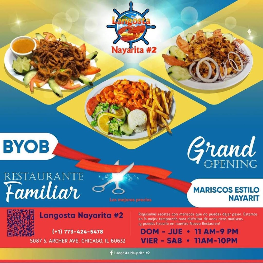Langosta nayarita #2 | restaurant | 5087 S Archer Ave, Chicago, IL 60632, USA | 7734245478 OR +1 773-424-5478