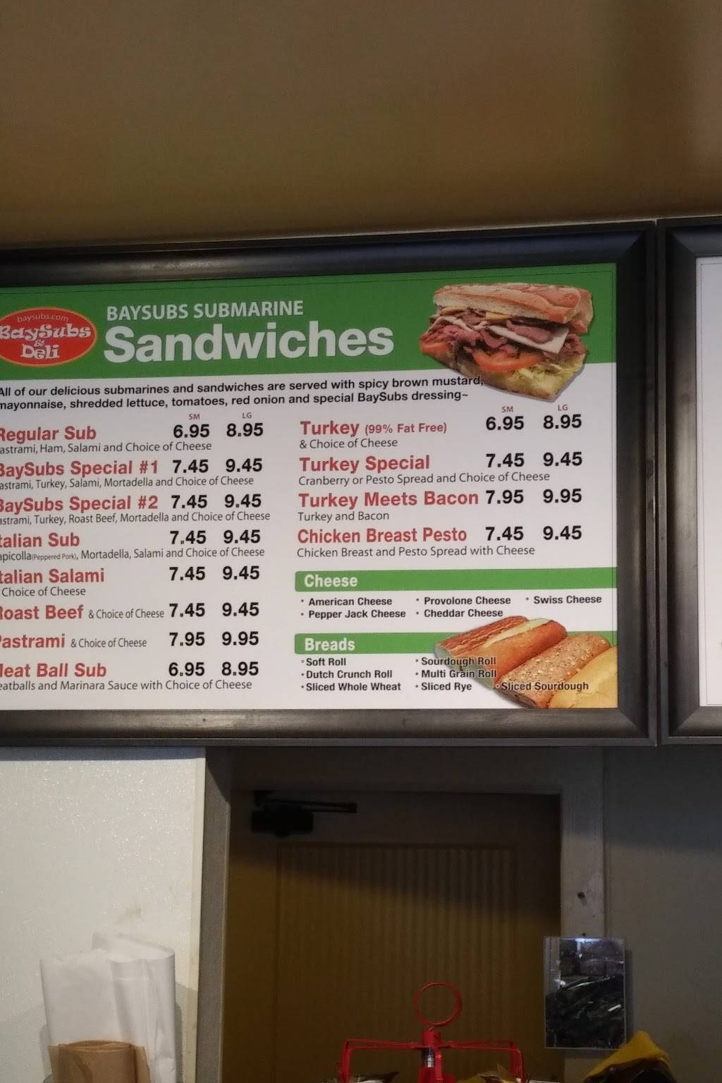 Bay Subs & Deli | restaurant | 2486 Sacramento St, San Francisco, CA 94115, USA | 4153463888 OR +1 415-346-3888