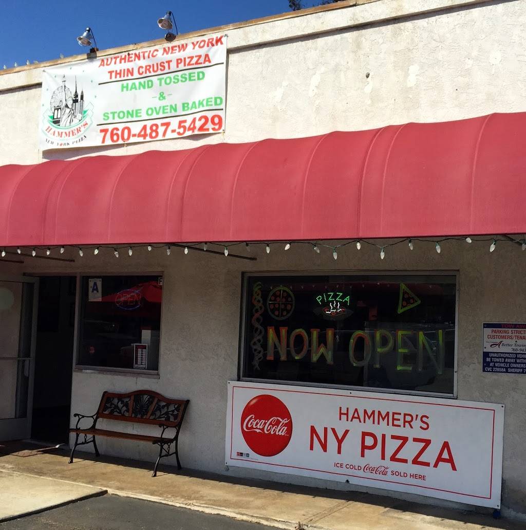 Hammers N.Y.Pizza | restaurant | 199 N El Camino Real ste f, Encinitas, CA 92024, USA | 7604875429 OR +1 760-487-5429