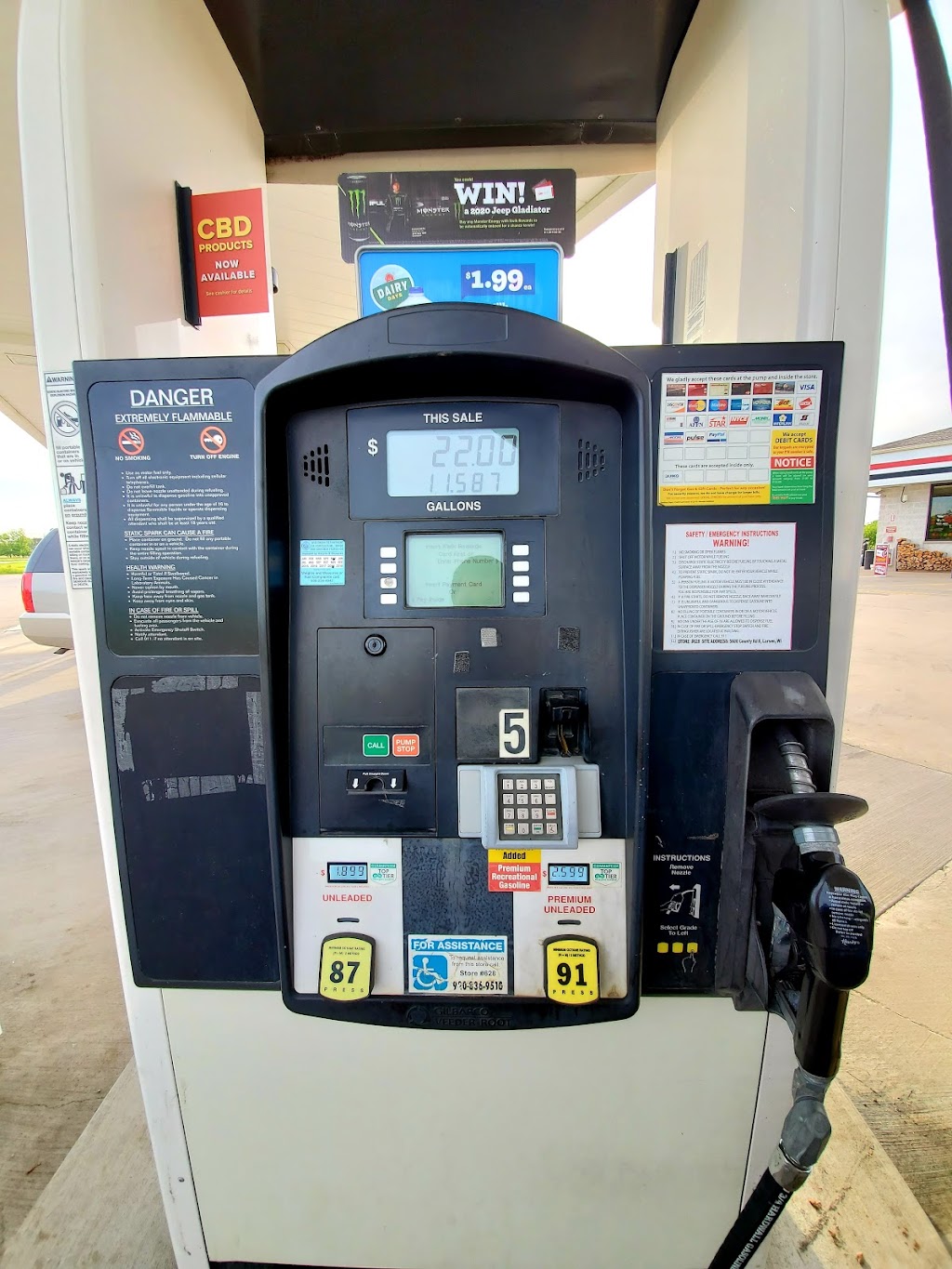 KWIK TRIP #628 | restaurant | 5600 County Rd II, Larsen, WI 54947, USA | 9208369510 OR +1 920-836-9510