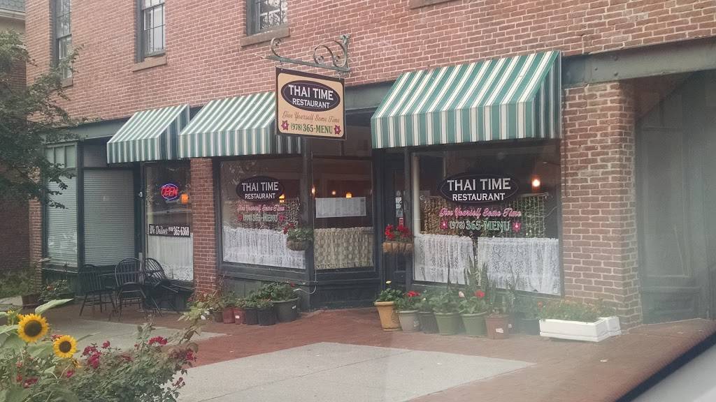 Thai Time Restaurant | restaurant | 180 Church St, Clinton, MA 01510, USA | 9783656368 OR +1 978-365-6368