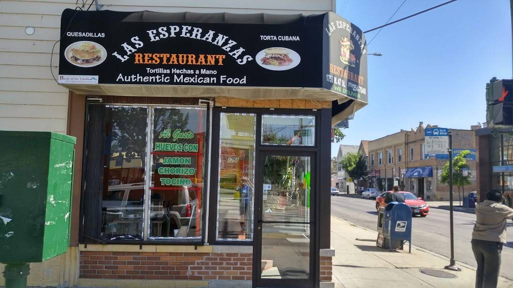 Restaurant Las Esperanzas Inc | restaurant | 1758 W 47th St, Chicago, IL 60609, USA | 7732547040 OR +1 773-254-7040