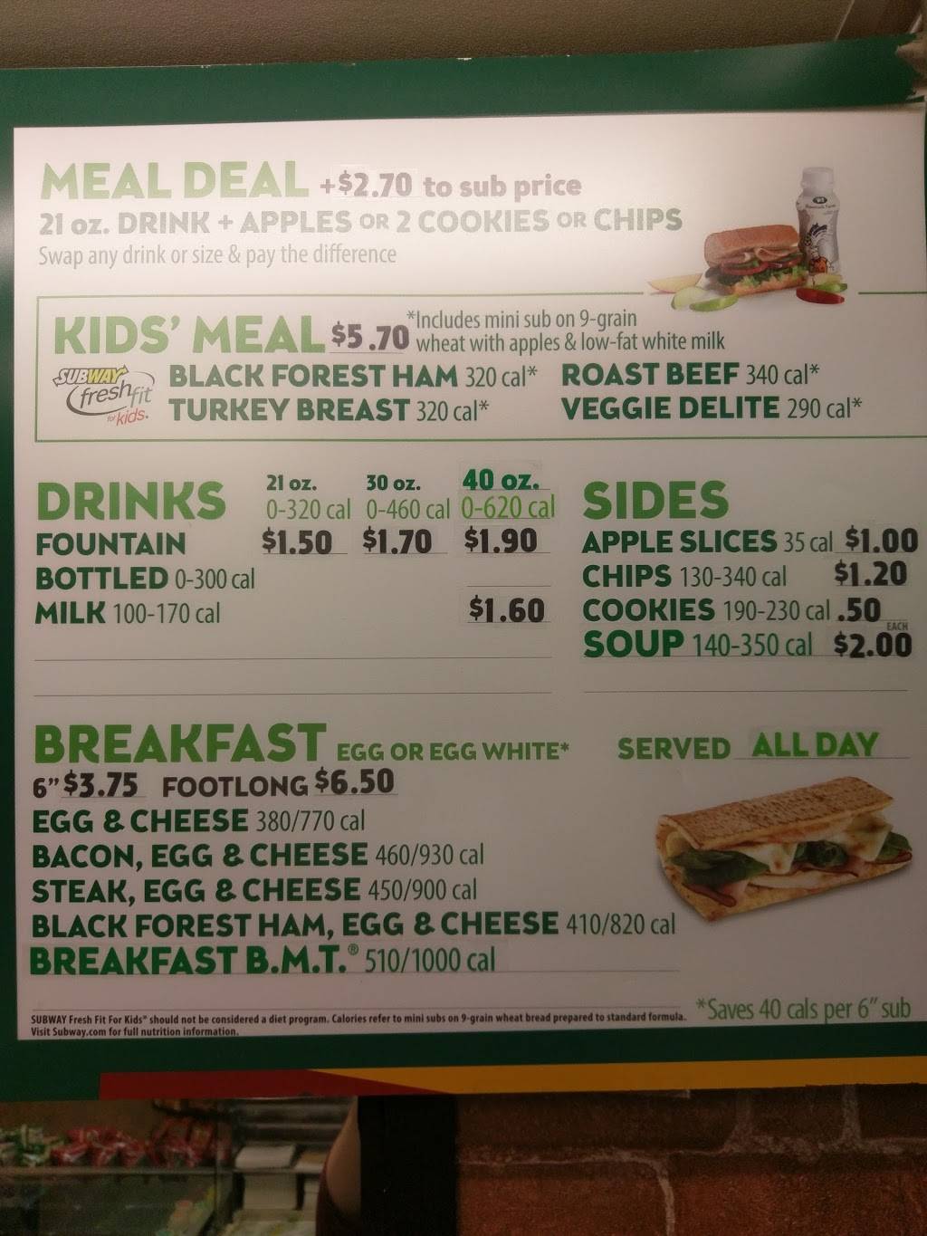 Subway Restaurants | restaurant | 3000 W University Dr, Denton, TX 76201, USA | 9403827469 OR +1 940-382-7469